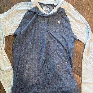 Hurley Navy and Light Gray Tee